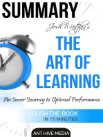 Josh Waitzkin’s The Art of Learning: An Inner Journey to Optimal Performance | Summary