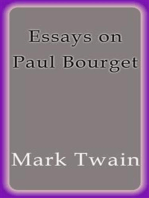 Essays on Paul Bourget