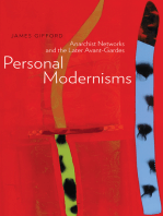 Personal Modernisms: Anarchist Networks and the Later Avant-Gardes