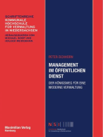 Management im Öffentlichen Dienst