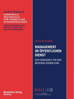 Management im Öffentlichen Dienst: Der Königsweg für eine moderne Verwaltung