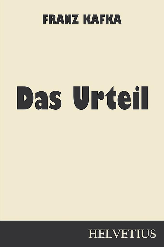 Das Urteil by Franz Kafka Book Read Online