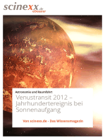 Venustransit 2012: Jahrhundertereignis bei Sonnenaufgang