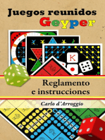 Los Juegos Reunidos Geyper. Reglamento e instrucciones