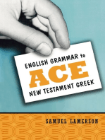 English Grammar to Ace New Testament Greek