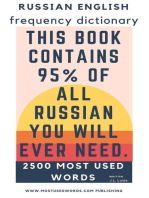 Russian English Frequency Dictionary - 2.500 Most Used Words