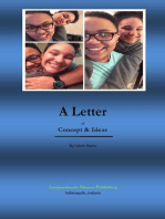 A Letter of Concepts & Ideas