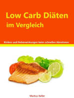 Low Carb Diäten im Vergleich: Risiken und Nebenwirkungen beim schnellen abnehmen