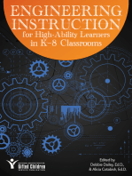 Engineering Instruction for High-Ability Learners in K-8 Classrooms