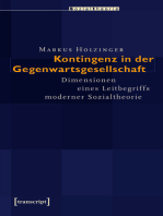 Kontingenz in der Gegenwartsgesellschaft: Dimensionen eines Leitbegriffs moderner Sozialtheorie