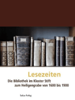 Lesezeiten: Die Bibliothek im Kloster Stift zum Heiligengrabe von 1600 bis 1900