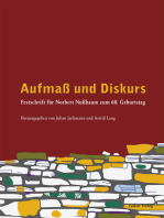 Aufmaß und Diskurs: Festschrift für Norbert Nußbaum zum 60. Geburtstag