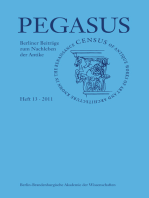 Pegasus / Pegasus 13: Berliner Beiträge zum Nachleben der Antike