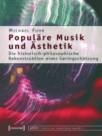 Populäre Musik und Ästhetik: Die historisch-philosophische Rekonstruktion einer Geringschätzung