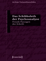 Das Schibboleth der Psychoanalyse