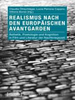 Realismus nach den europäischen Avantgarden: Ästhetik, Poetologie und Kognition in Film und Literatur der Nachkriegszeit