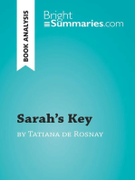 Sarah's Key by Tatiana de Rosnay (Book Analysis): Detailed Summary, Analysis and Reading Guide