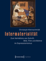 Intermaterialität: Zum Verhältnis von Schrift, Bild, Film und Bühne im Expressionismus