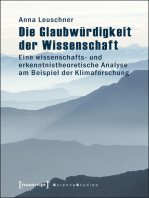 Die Glaubwürdigkeit der Wissenschaft: Eine wissenschafts- und erkenntnistheoretische Analyse am Beispiel der Klimaforschung