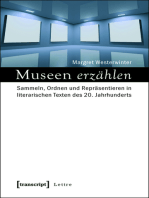 Museen erzählen: Sammeln, Ordnen und Repräsentieren in literarischen Texten des 20. Jahrhunderts