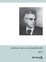 Jahrbuch der Luria-Gesellschaft 2013