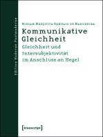 Kommunikative Gleichheit: Gleichheit und Intersubjektivität im Anschluss an Hegel