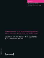 Zeitschrift für Kulturmanagement: Kunst, Politik, Wirtschaft und Gesellschaft: Jg. 1, Heft 1: Dispositive der Kulturfinanzierung