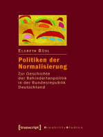 Politiken der Normalisierung: Zur Geschichte der Behindertenpolitik in der Bundesrepublik Deutschland