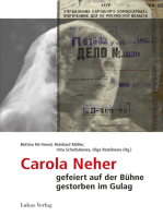 Carola Neher - gefeiert auf der Bühne, gestorben im Gulag: Kontexte eines Jahrhundertschicksals