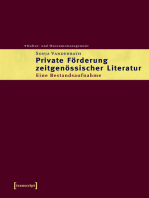 Private Förderung zeitgenössischer Literatur