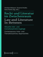 Recht und Literatur im Zwischenraum / Law and Literature In-Between: Aktuelle inter- und transdisziplinäre Zugänge / Contemporary Inter- and Transdisciplinary Approaches