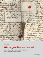 Wie es gehalten werden soll: Recht und Rechtspflege in Lübben und der Niederlausitz vom 16. Jahrhundert bis zur Gegenwart