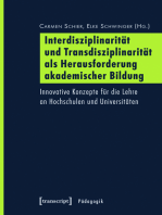 Interdisziplinarität und Transdisziplinarität als Herausforderung akademischer Bildung: Innovative Konzepte für die Lehre an Hochschulen und Universitäten