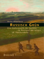 Russisch Grün: Eine Kulturpoetik des Gartens im Russland des langen 18. Jahrhunderts