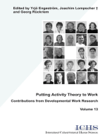 Putting Activity Theory to Work: Contributions from Developmental Work Research