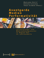 Avantgarde - Medien - Performativität: Inszenierungs- und Wahrnehmungsmuster zu Beginn des 20. Jahrhunderts
