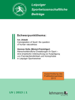 Leipziger Sportwissenschaftliche Beiträge: Jahrgang 54 (2013) Heft 1