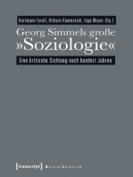 Georg Simmels große »Soziologie«: Eine kritische Sichtung nach hundert Jahren