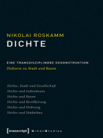 Dichte: Eine transdisziplinäre Dekonstruktion. Diskurse zu Stadt und Raum