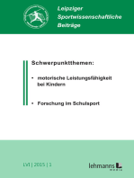 Leipziger Sportwissenschaftliche Beiträge: Jahrgang 56 (2015) Heft 1