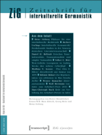 Zeitschrift für interkulturelle Germanistik: 2. Jahrgang, 2011, Heft 1