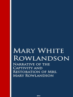 Narrative of the Captivity and Restoration of Mrs. Mary Rowlandson