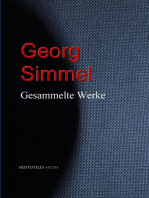 Gesammelte Werke Georg Simmels