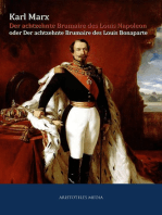 Der achtzehnte Brumaire des Louis Napoleon: oder der achtzehnte Brumaire des Louis Bonaparte