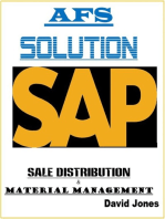 Modules Sales Distribution and Material Management In SAP AFS Solution
