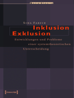 Inklusion/Exklusion: Entwicklungen und Probleme einer systemtheoretischen Unterscheidung