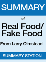 Real Food Fake Food | Summary