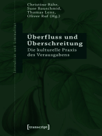 Überfluss und Überschreitung: Die kulturelle Praxis des Verausgabens