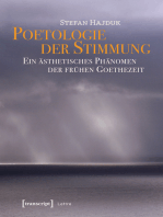 Poetologie der Stimmung: Ein ästhetisches Phänomen der frühen Goethezeit