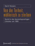 Von der Torheit, wählerisch zu sterben: Suizid in der deutschsprachigen Literatur um 1900